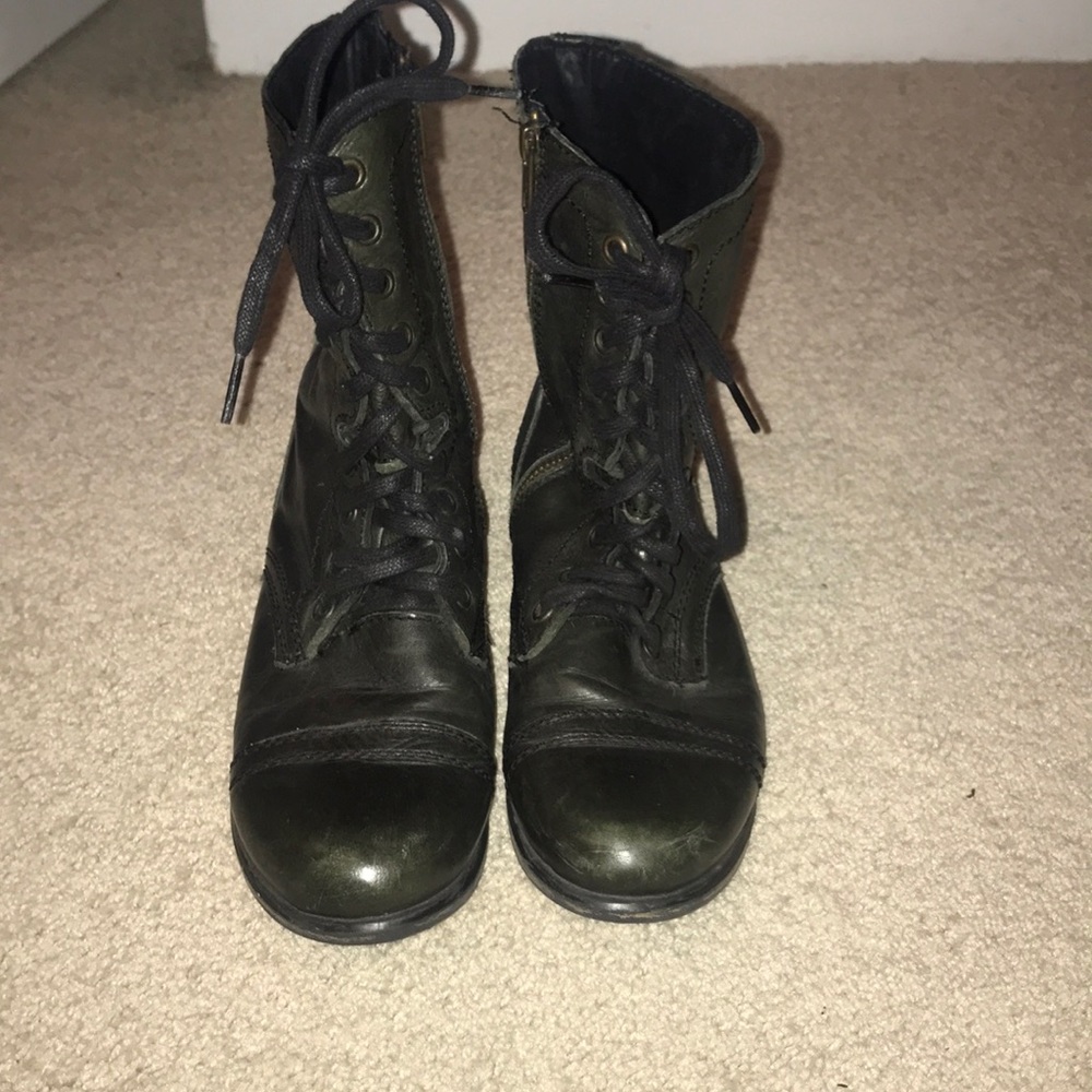 Steve Madden combat boots